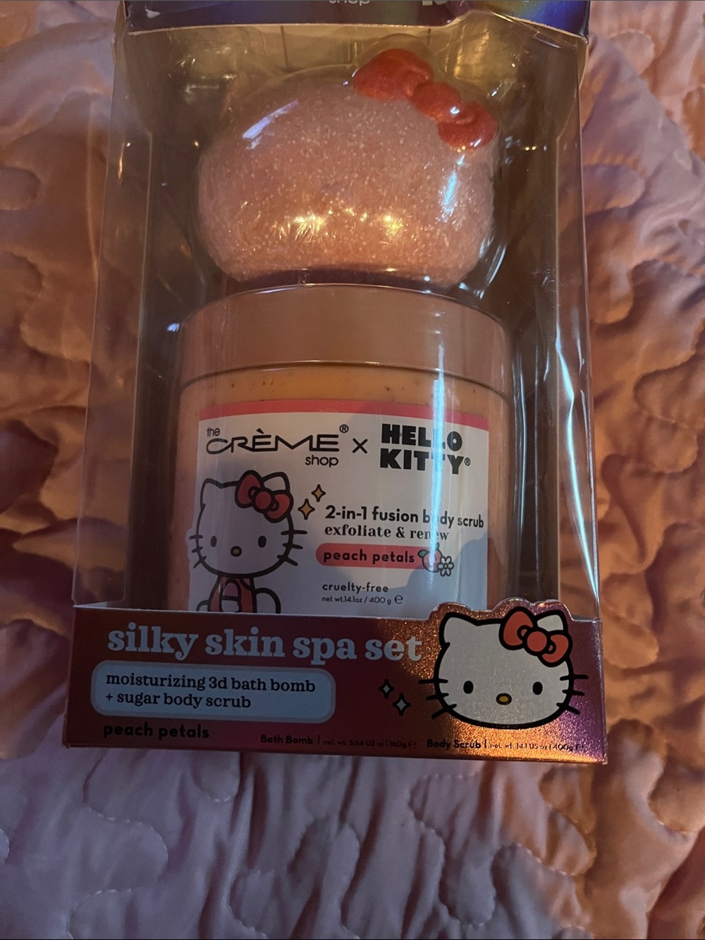 Silky Skin Spa Set - Peach